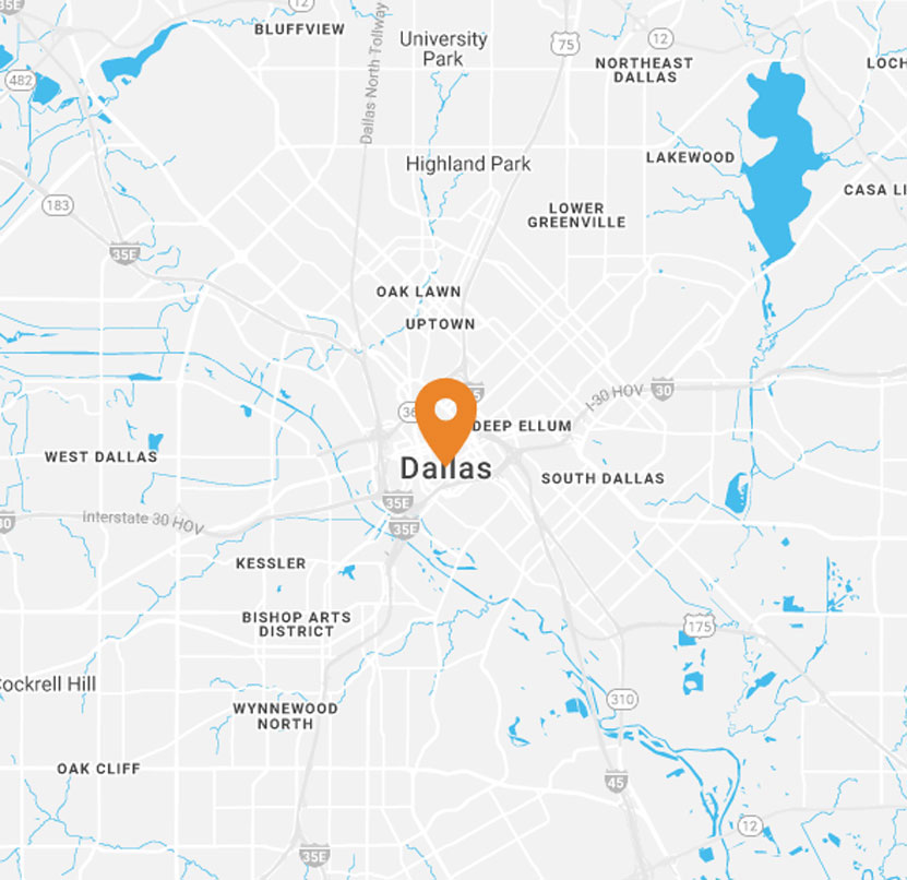Golden Locksmith on Dallas Map